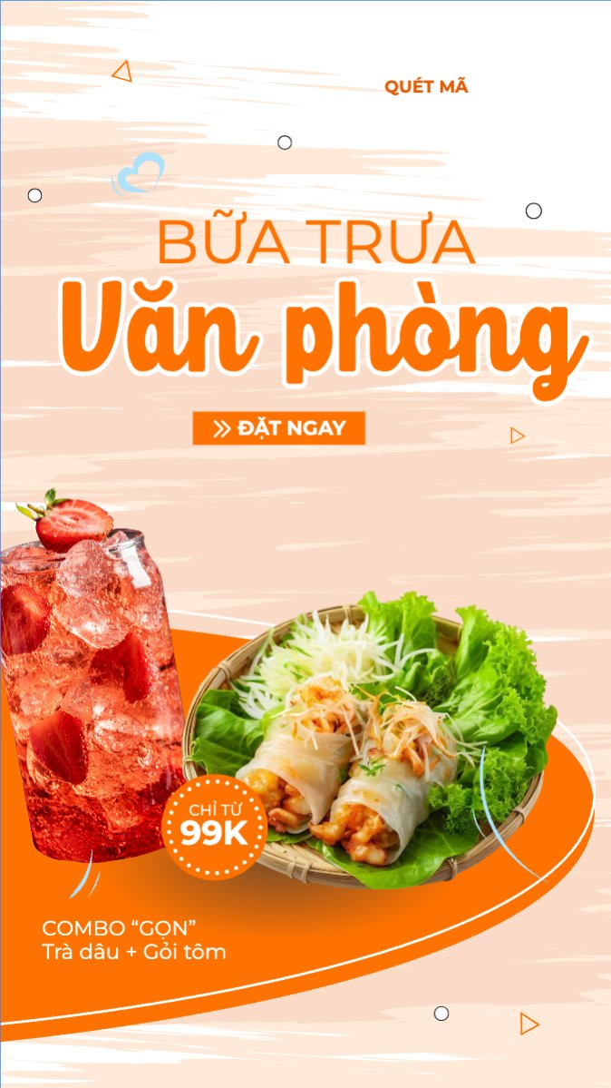 Gỏi cuốn, gỏi, trà dâu, nước uống, đồ ăn, food, thực phẩm, ẩm thực, món ăn, F&B, nhà hàng, thức ăn, hiện đại