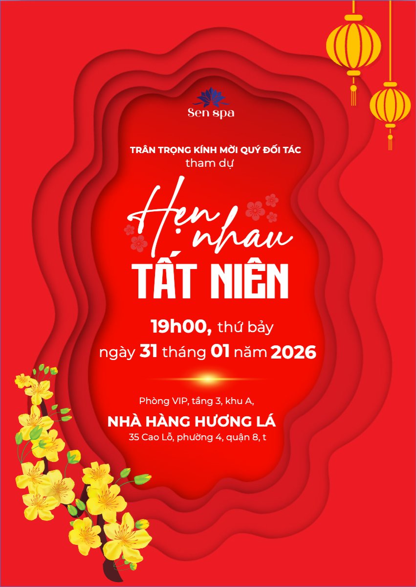 Thư mời hẹn nhau tất niên