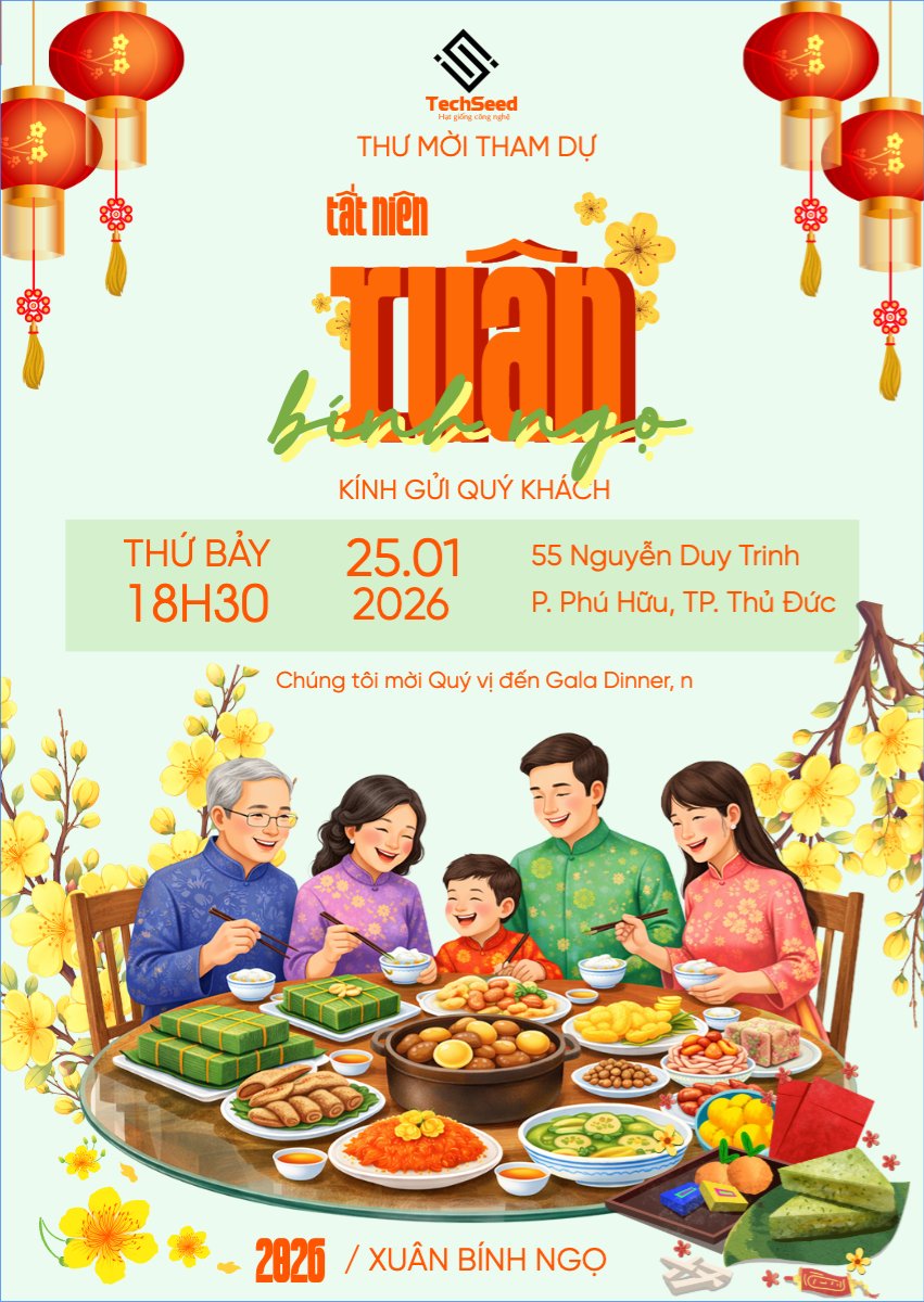 Mẫu Thư mời Tất niên xuân bính ngọ — LayerPic