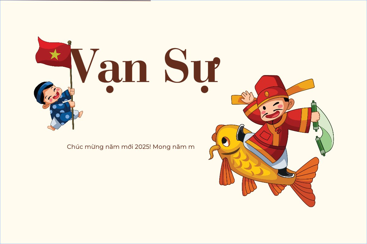 Mẫu Thank you card Tết, Xuân, Ất tỵ, 2025, năm 2025, hoa lá, thuần Việt, dễ thương — LayerPic