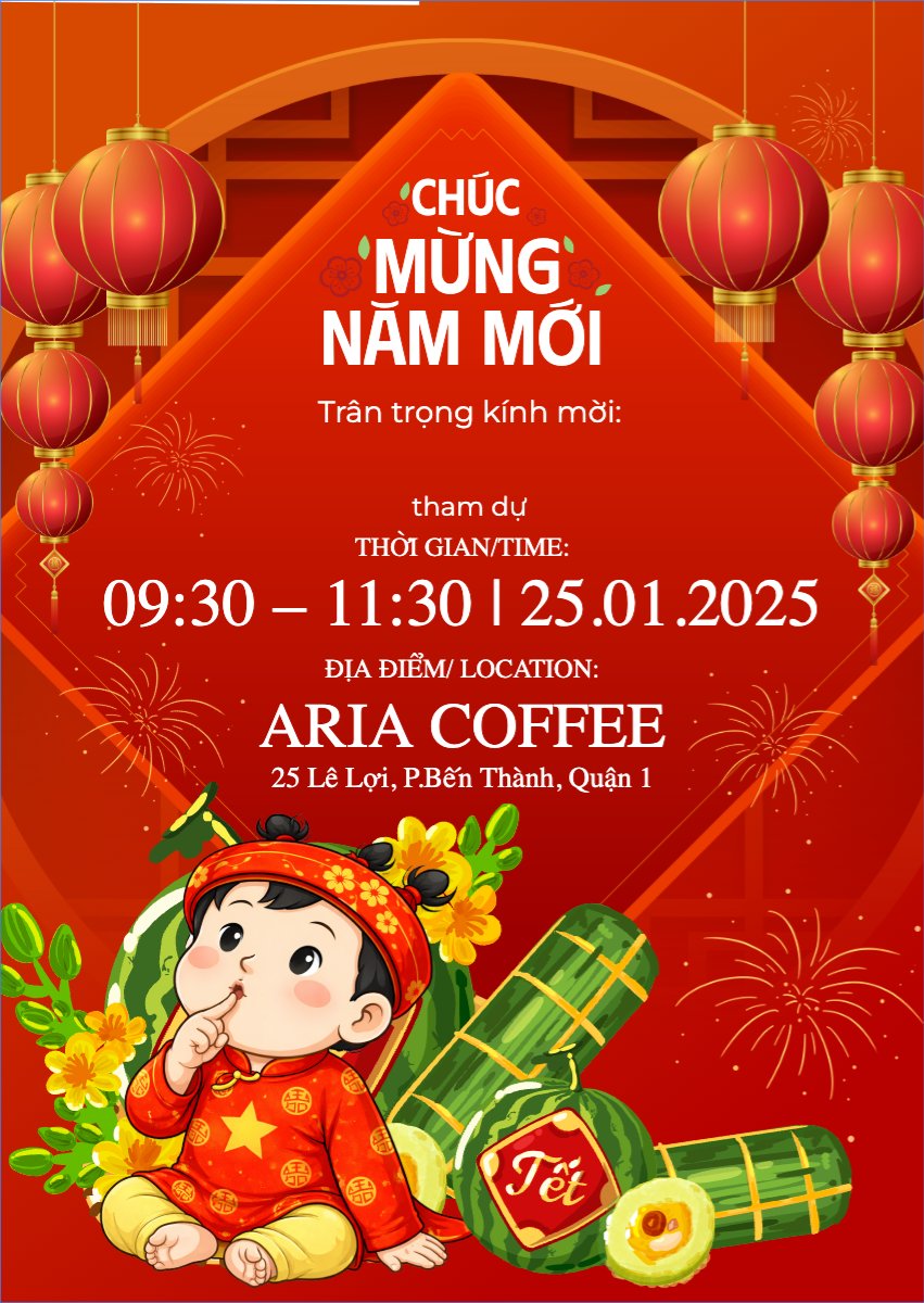 Mẫu Thư mời Chúc mừng năm mới — LayerPic