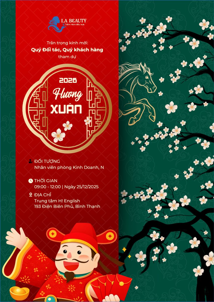 Mẫu Thư mời Hương Xuân 2026 — LayerPic