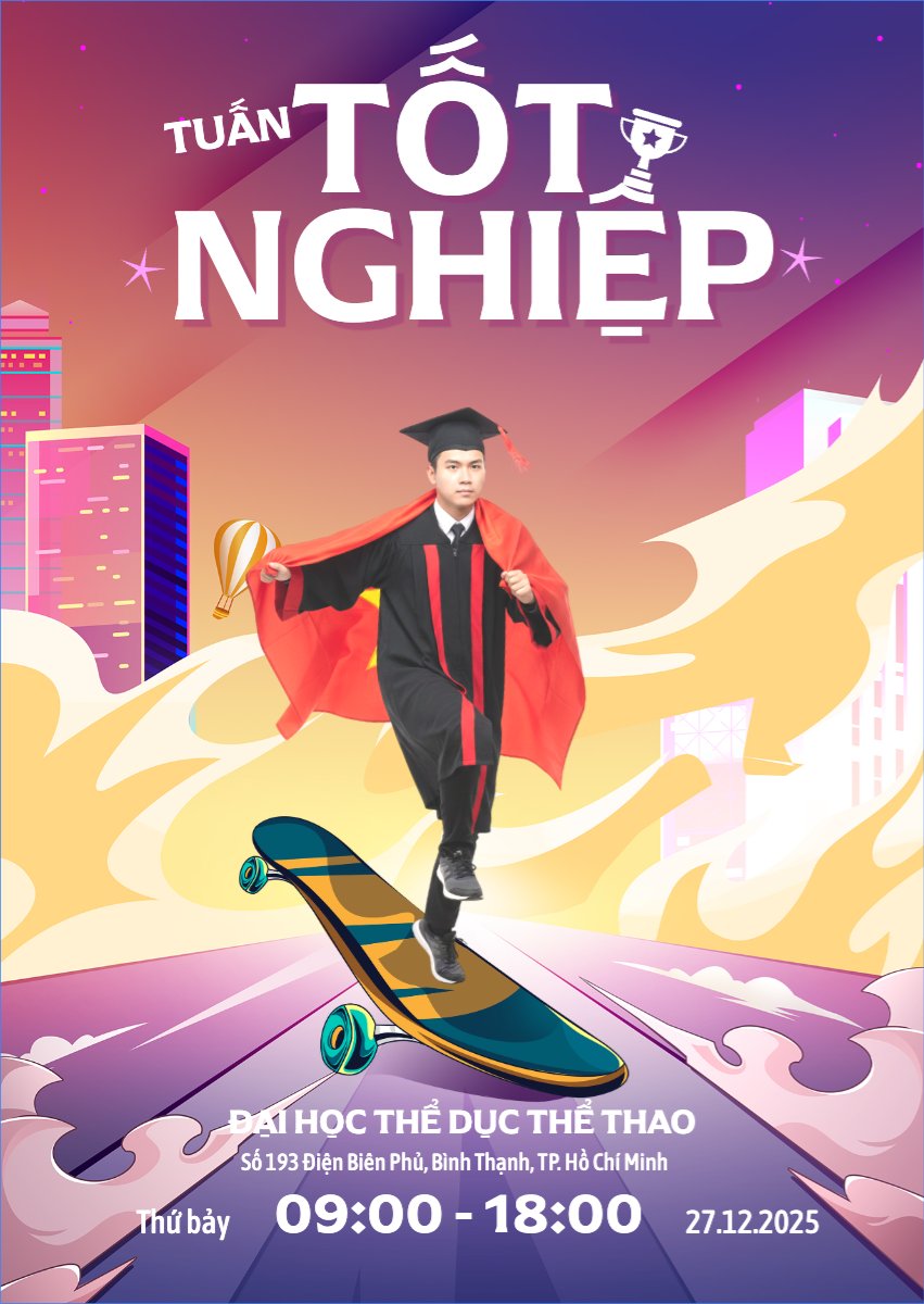 Mẫu Thư mời Tốt nghiệp hết mình — LayerPic