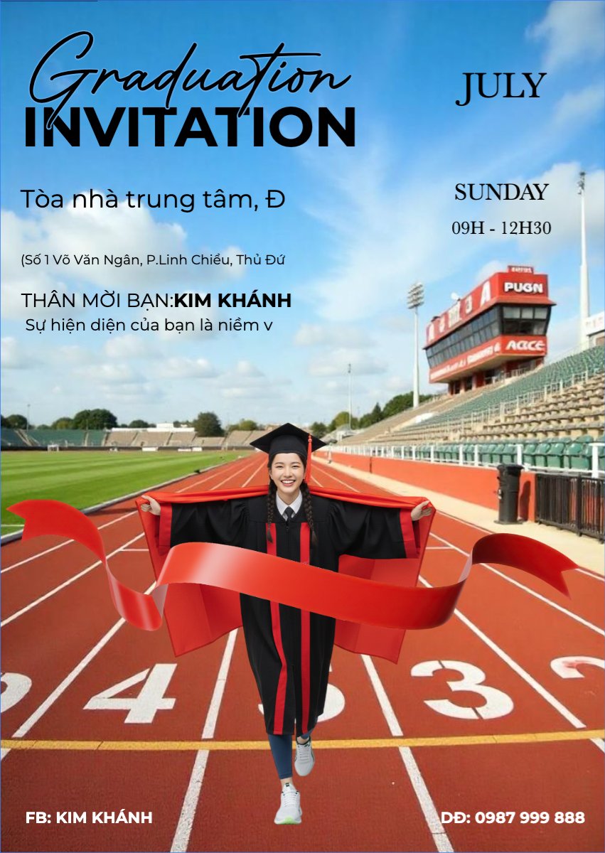 Graduation invitation