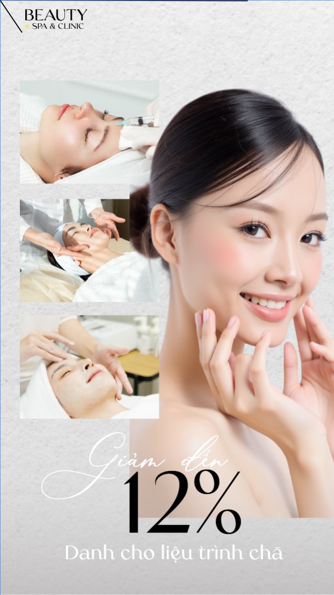 Mẫu Bài post MXH (9:16) Spa, beauty, làm đẹp, thẩm mỹ, cosmetics, hiện đại, morden — LayerPic