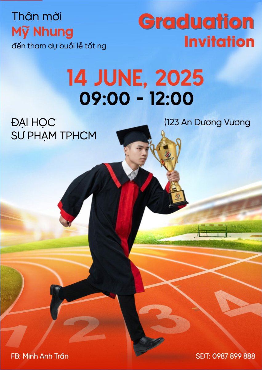 Mẫu Thư mời Tốt nghiệp Seagames 33 — LayerPic