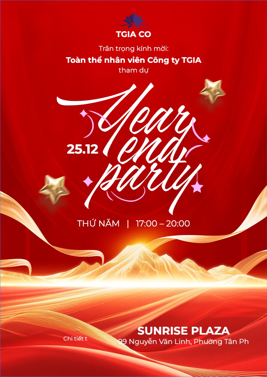 Year end party