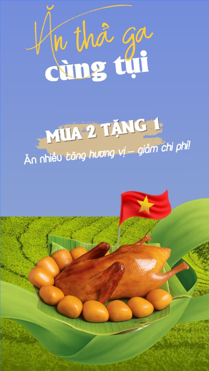 Mẫu Bài post MXH (9:16) Món Việt, đồ ăn, food, thực phẩm, ẩm thực, món ăn, F&B, nhà hàng, thức ăn, hiện đại — LayerPic