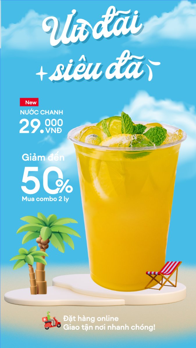 Mẫu Bài post MXH (9:16) Nước ép, nước uống, juice, giải khát, F&B, drink, dễ thương, hiện đại,modern — LayerPic