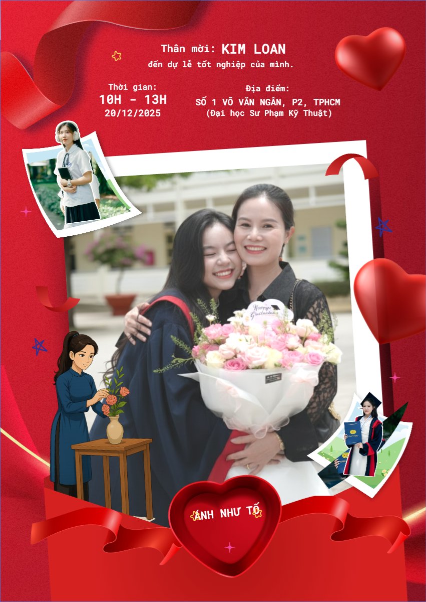 Ánh Thư tốt nghiệp rồi