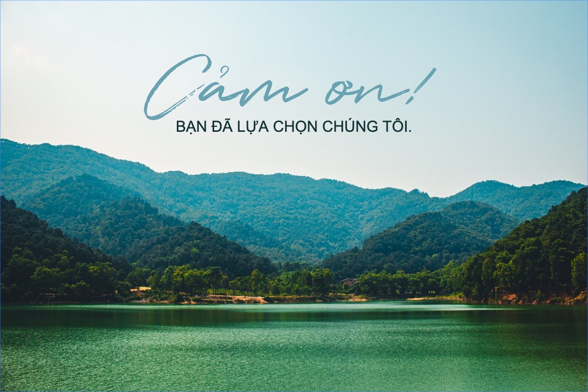 Mẫu Thank you card Hiện đại, sang trọng, nhẹ nhàng, phong cảnh việt nam, Vietnamese landscape — LayerPic
