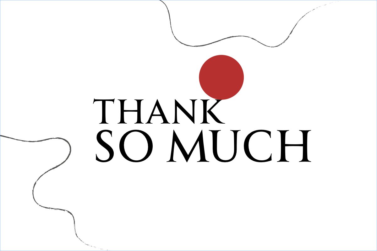 Mẫu Thank you card Đơn giản, simple, minimalist, tối giản — LayerPic