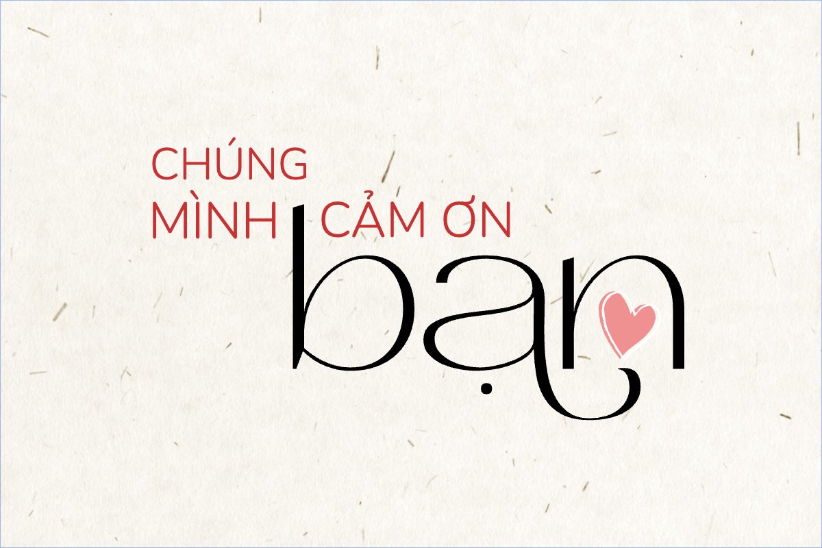 Mẫu Thank you card Đơn giản, simple, minimalist, tối giản — LayerPic