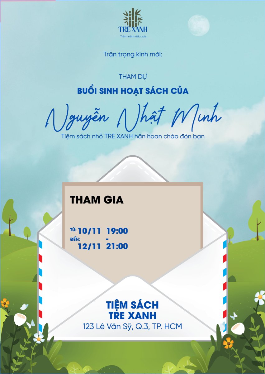 Mẫu Thư mời Sách, book, event, sự kiện, giáo dục, education, school, trường học, dễ thương, cute — LayerPic