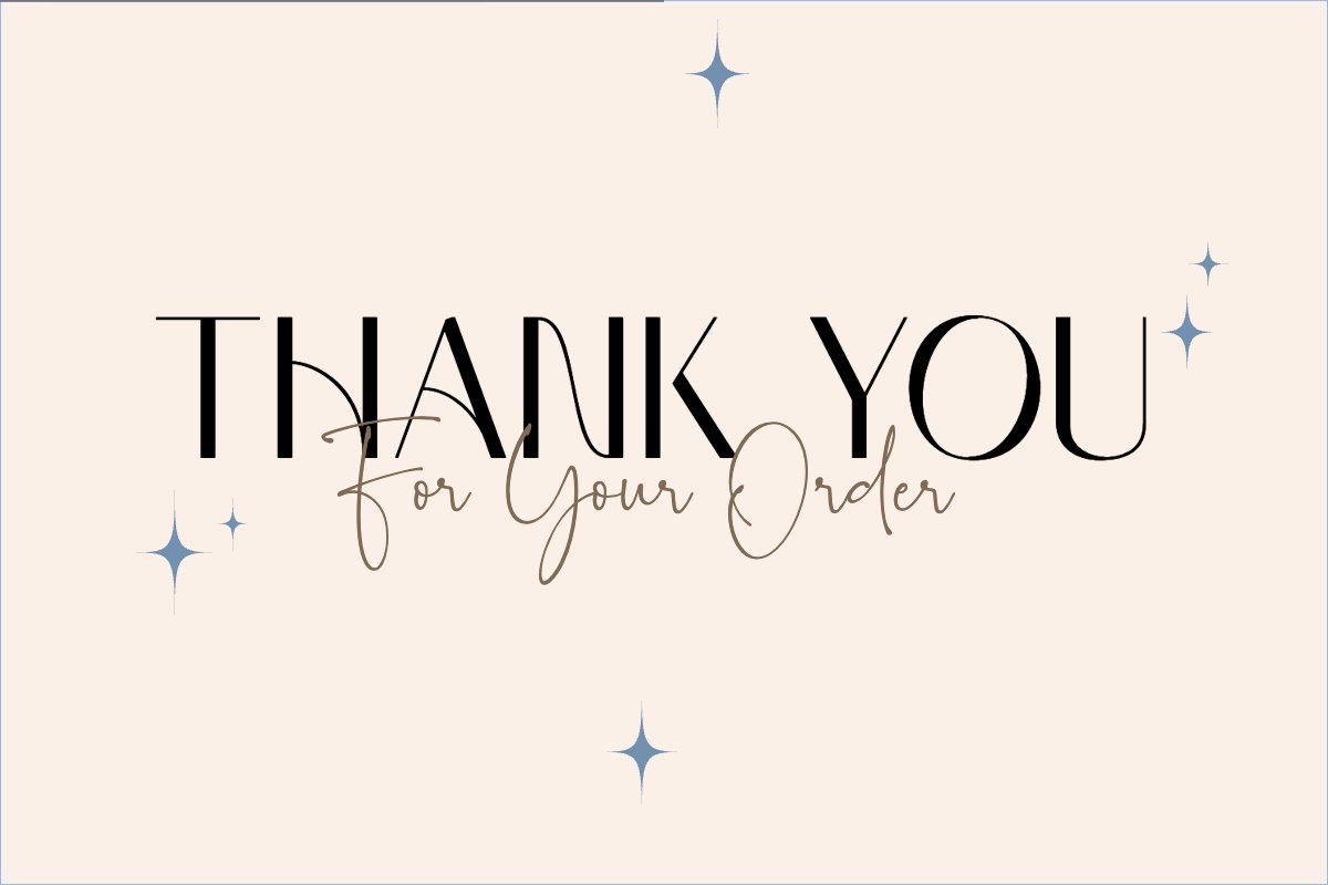 Mẫu Thank you card Đơn giản, simple, minimalist, tối giản — LayerPic