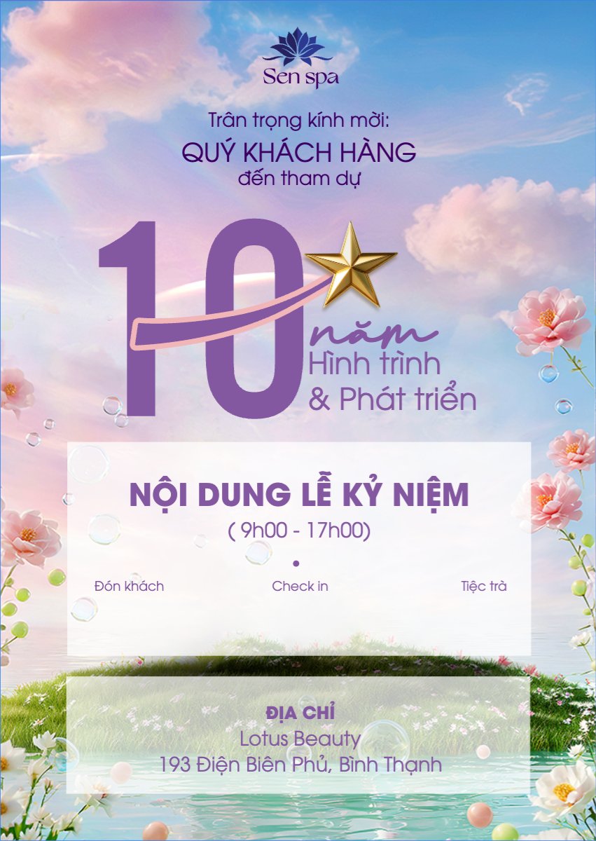 Mẫu Thư mời Spa, beauty, làm đẹp, thẩm mỹ, sự kiện, event, hoa lá, hiện đại, sang trọng, modern — LayerPic