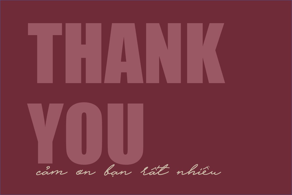 Mẫu Thank you card Đơn giản, simple, minimalist, tối giản — LayerPic