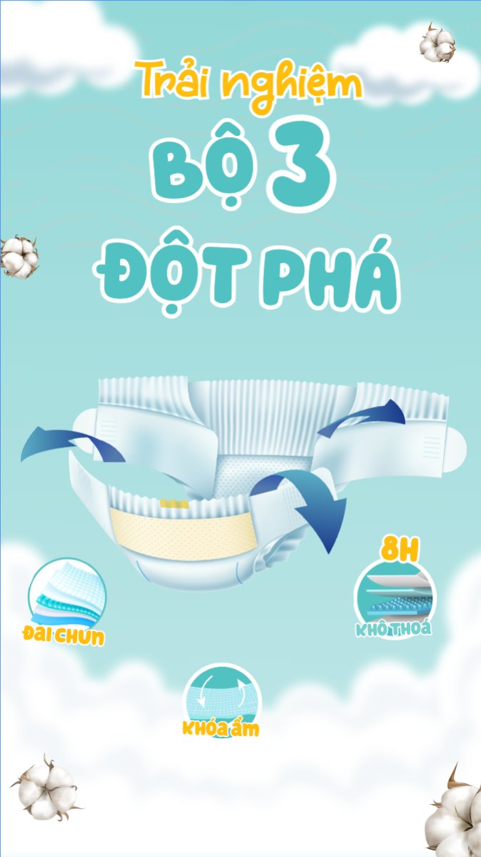 Mẫu Bài post MXH (9:16) Em bé, baby, trẻ em,kids, sữa, tã,milk, diapers , sự kiện, event, chương trình, sale, giải trí, entertainment — LayerPic