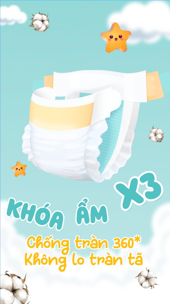 Mẫu Bài post MXH (9:16) Em bé, baby, trẻ em,kids, sữa, tã,milk, diapers , sự kiện, event, chương trình, sale, giải trí, entertainment — LayerPic