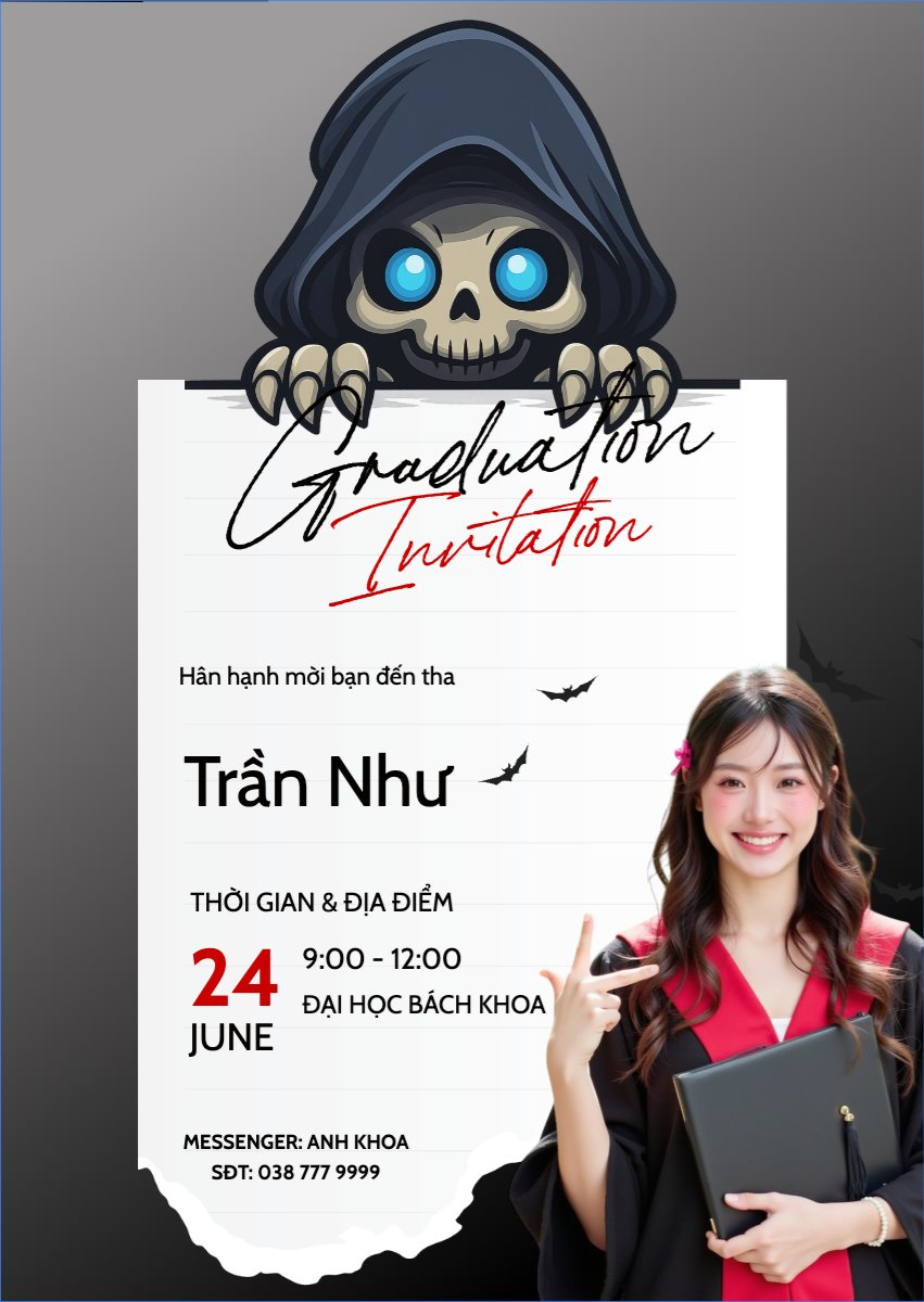Halloween, tốt nghiệp, graduate, lễ hội ma quái, sự kiện, event, dễ thương, cute, chibi, hoạt hình, cartoon