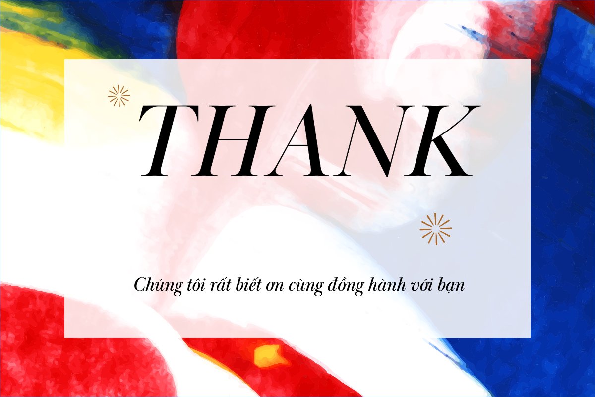Mẫu Thank you card Trừu tượng, abstract, geometric, hình học — LayerPic