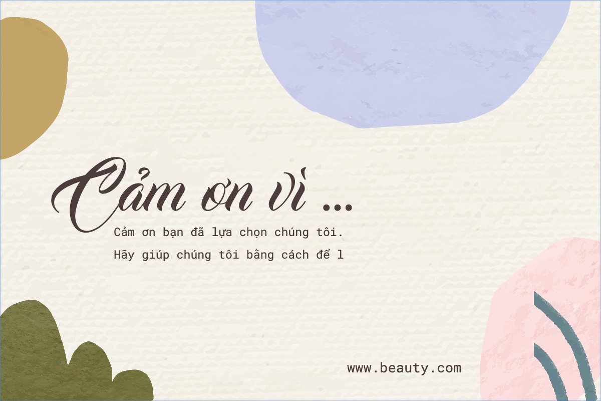 Mẫu Thank you card Trừu tượng, abstract, geometric, hình học — LayerPic
