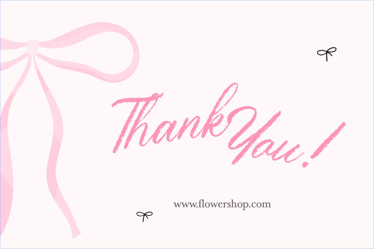 Mẫu Thank you card Dễ thương, cute, chibi, hoạt hình, cartoon — LayerPic
