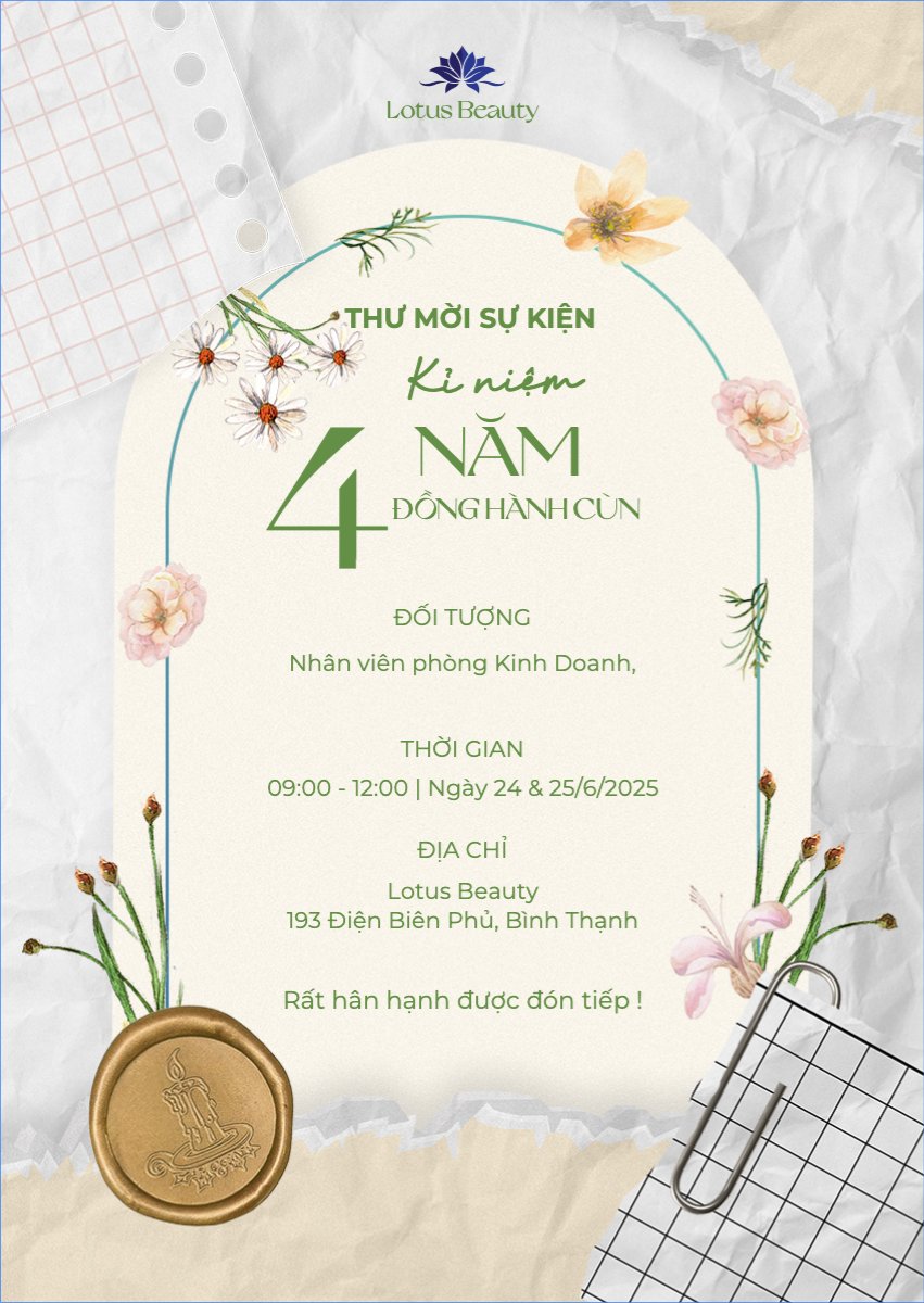 Spa, beauty, làm đẹp, thẩm mỹ, wedding, sự kiện, event, hoa lá, hiện đại, sang trọng, modern