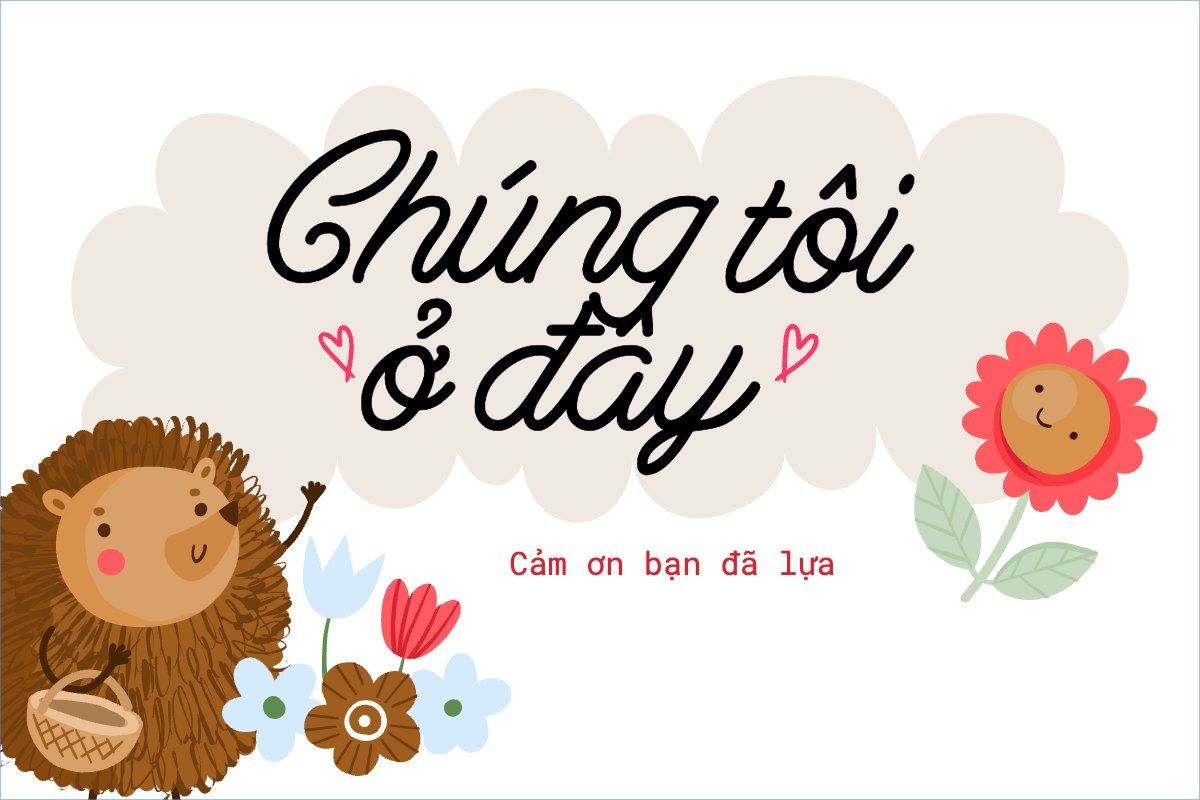 Mẫu Thank you card Dễ thương, cute, chibi, hoạt hình, cartoon — LayerPic