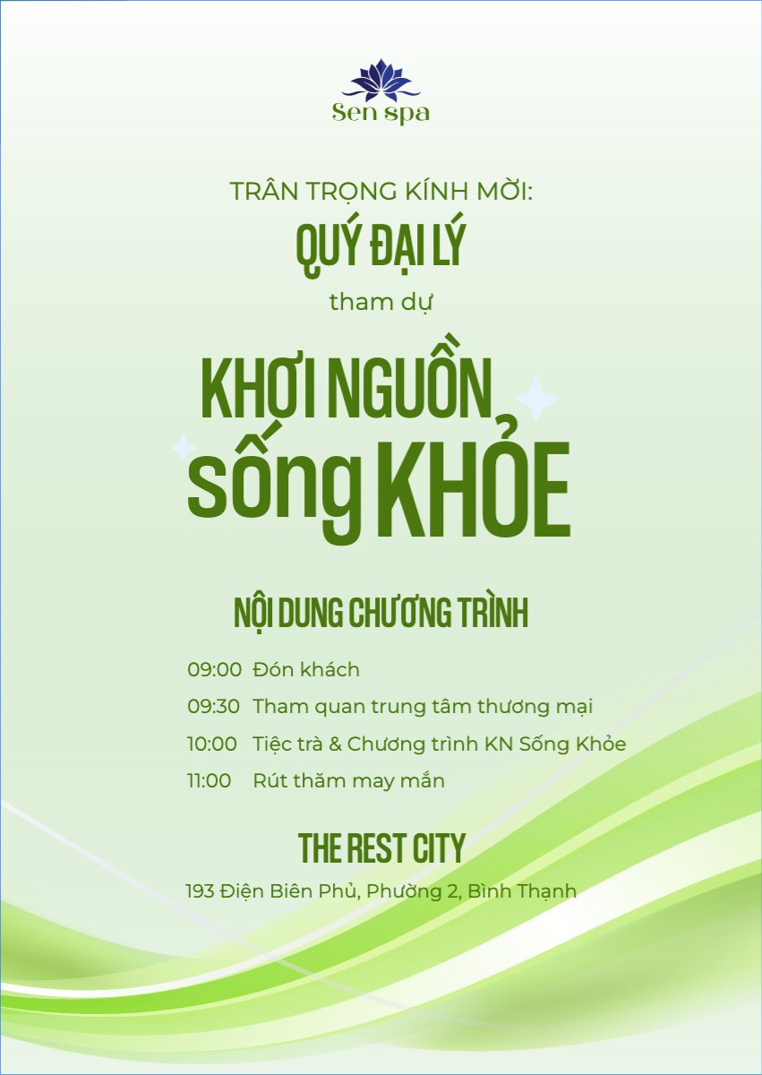 Mẫu Thư mời Sức khỏe, healthy, sự kiện, event, business, kinh doanh, đơn giản, simple, hiện đại, modern — LayerPic