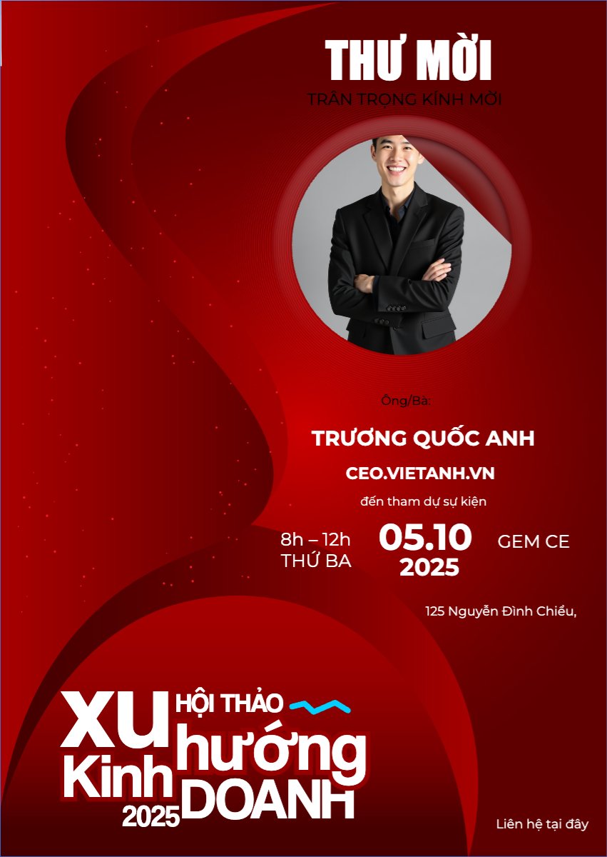 Mẫu Thư mời Văn phòng, office, sự kiện, event, education, kinh doanh, business, hiện đại, sang trọng, modern — LayerPic