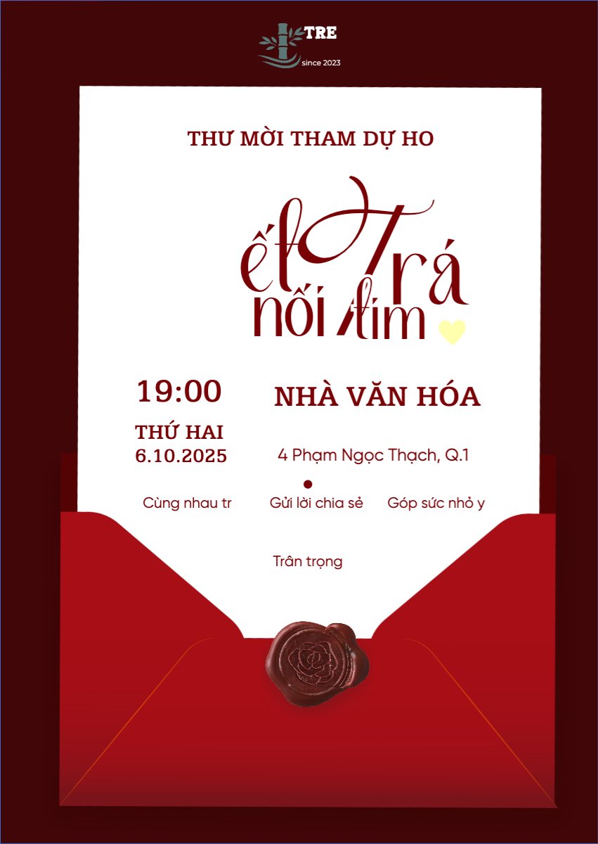 Mẫu Thư mời Hoạt động từ thiện, thiện nguyện, sự kiện, event, đơn giản, simple — LayerPic