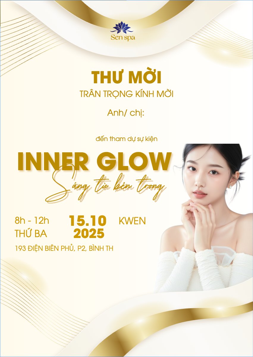 Mẫu Thư mời Spa, beauty, làm đẹp, thẩm mỹ, hiện đại, sang trọng, modern — LayerPic