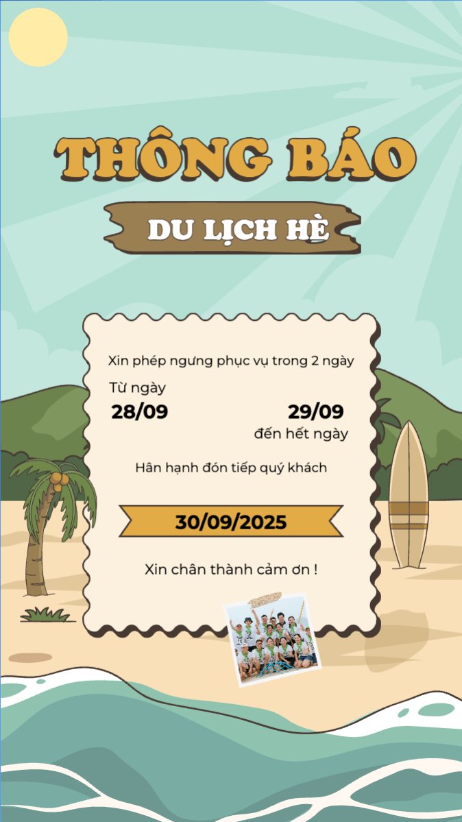 Mẫu Bài post MXH (9:16) Team building, mùa hè, summer, Du lịch, travel, tourism, trải nghiệm, khám phá — LayerPic