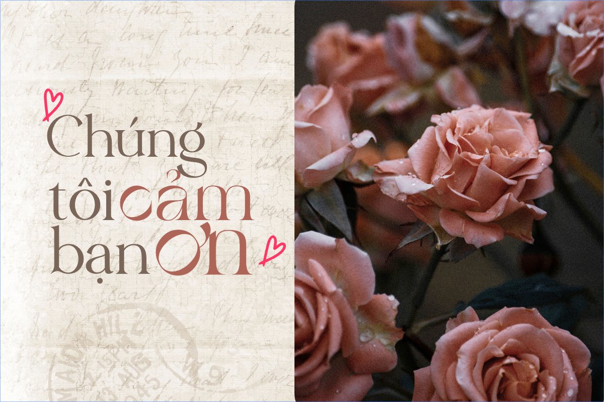 Mẫu Thank you card Cổ điển, vintage, retro, classic, hoa lá — LayerPic