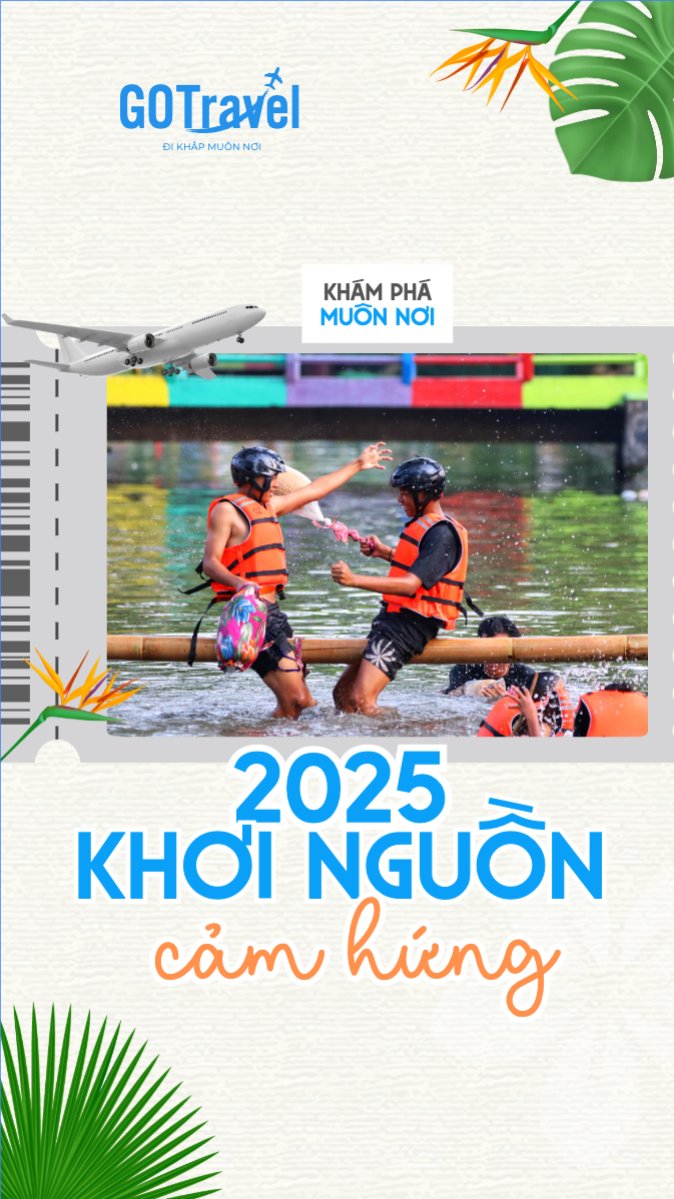 Mẫu Bài post MXH (9:16) Team building, mùa hè, summer, Du lịch, travel, tourism, trải nghiệm, khám phá — LayerPic