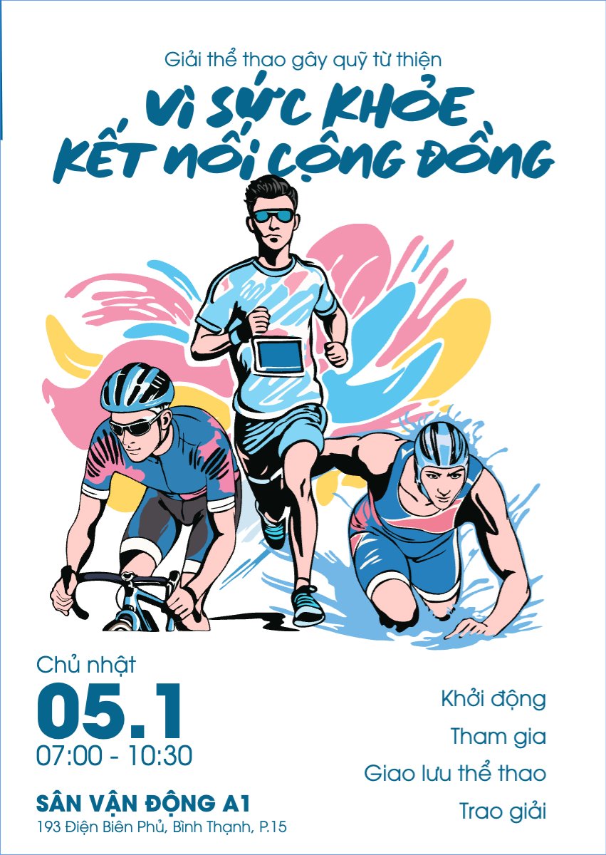 Mẫu Thư mời Thể thao, từ thiện, thiện nguyện, sport, hội thao, hiện đại, sang trọng, modern — LayerPic