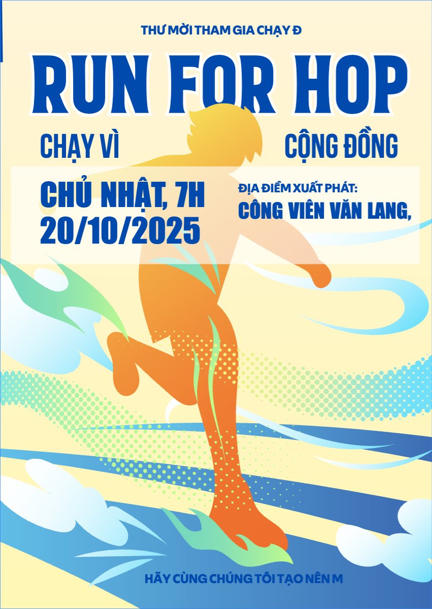 Mẫu Thư mời Thi chạy đua, chạy, race, run, từ thiện, thiện nguyện, thể thao, sport, hội thao, hiện đại, sang trọng, modern — LayerPic