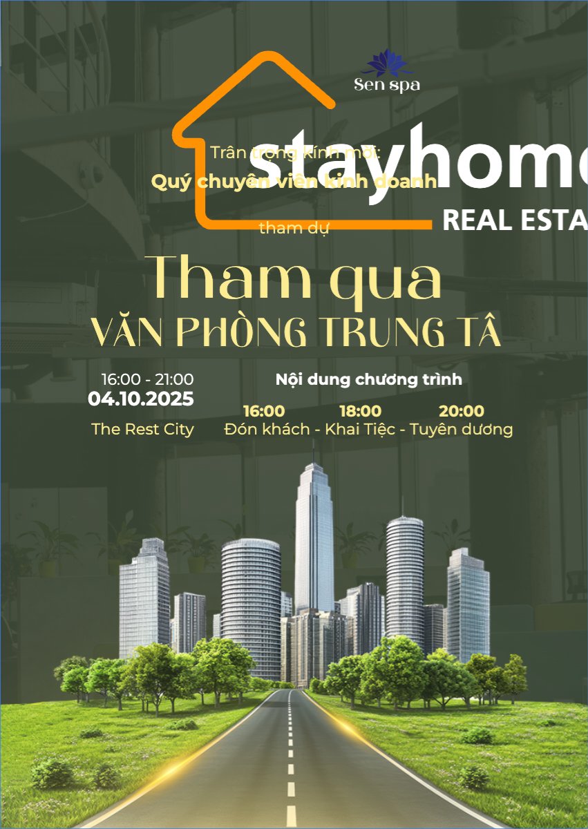 Mẫu Thư mời Nhà, chung cư, văn phòng, office, home, house, kinh doanh, dự án, hội thảo, hiện đại, modern — LayerPic