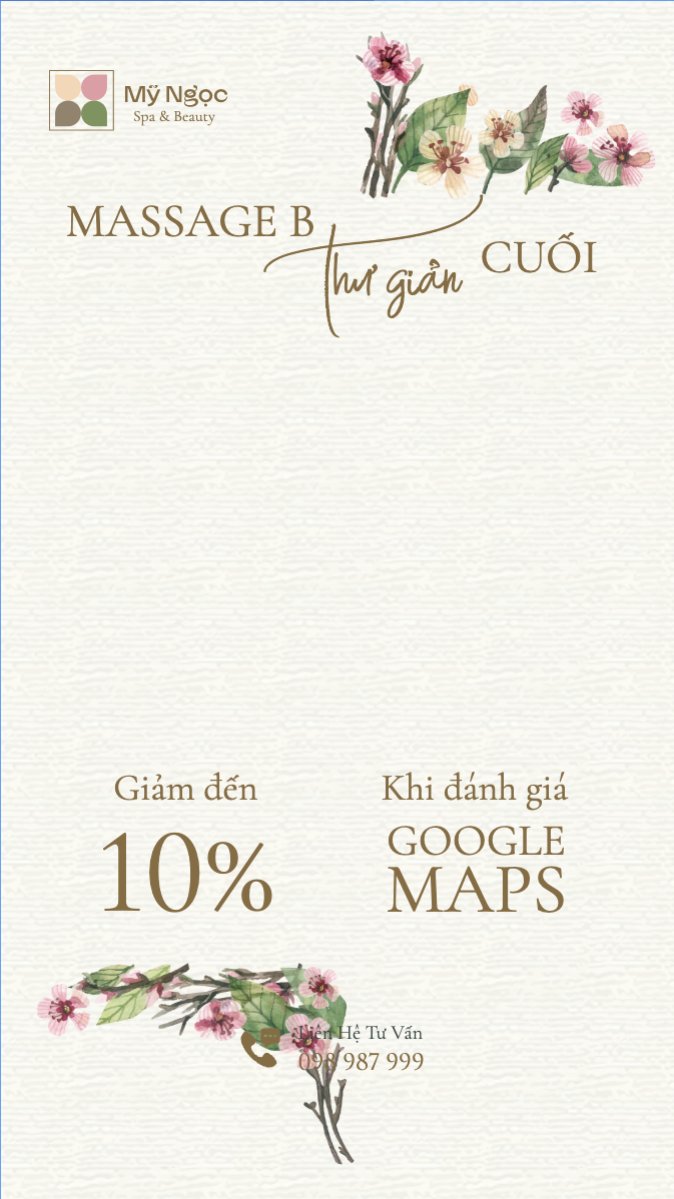Mẫu Bài post MXH (9:16) Tiệm tóc, tiệm cắt tóc, salon, nail, spa, beauty, làm đẹp, thẩm mỹ — LayerPic