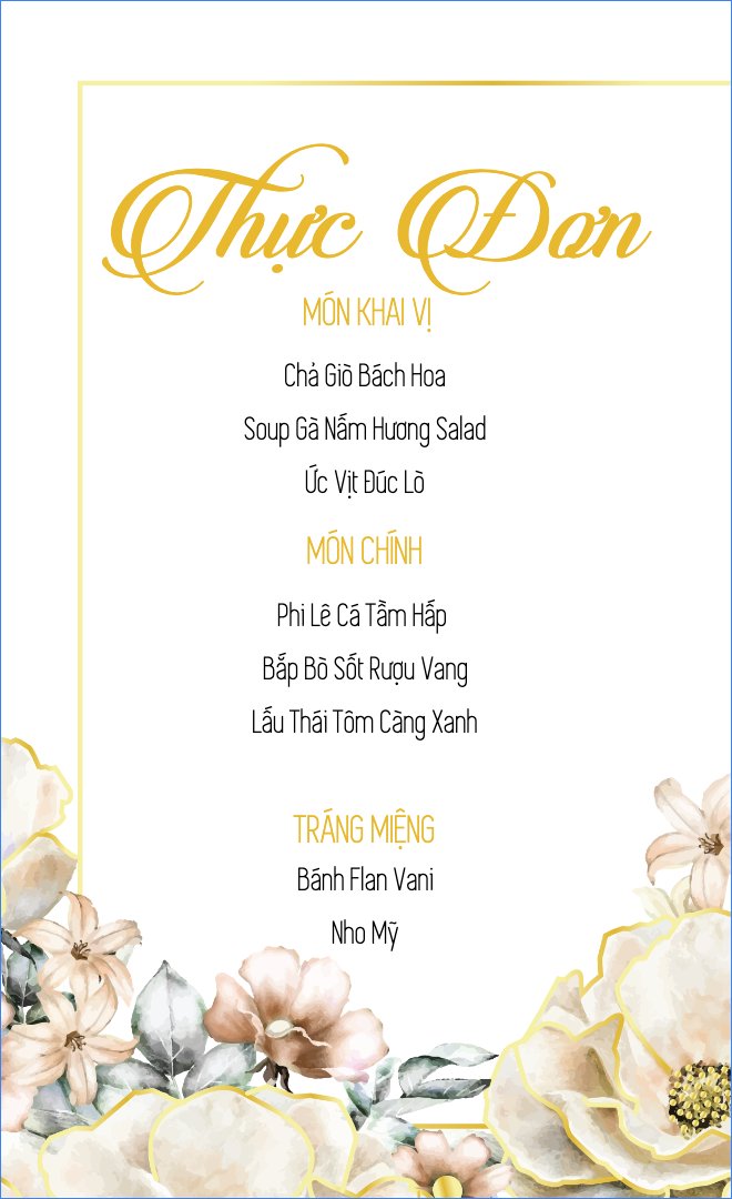 Vàng Son, hoa lá, thiên nhiên, floral, cổ điiển, vintage