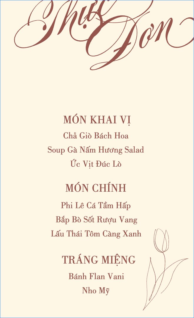 Tulip, hiện đại, sang trọng, morden, đơn giản