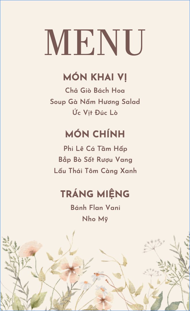Hoa Cỏ May, hoa lá, thiên nhiên, floral, vintage