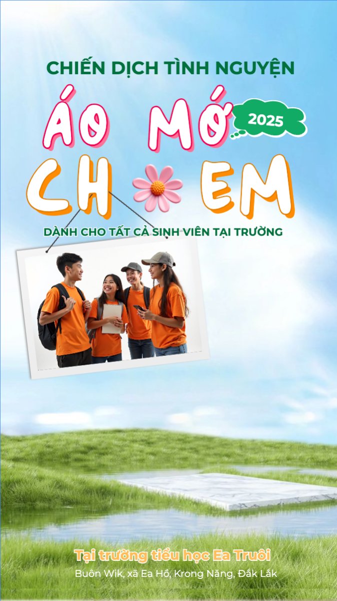 Mẫu Bài post MXH (9:16) Sự kiện, event, chương trình, sale, giải trí, entertainment, sinh viên, tình nguyện,volunteer — LayerPic