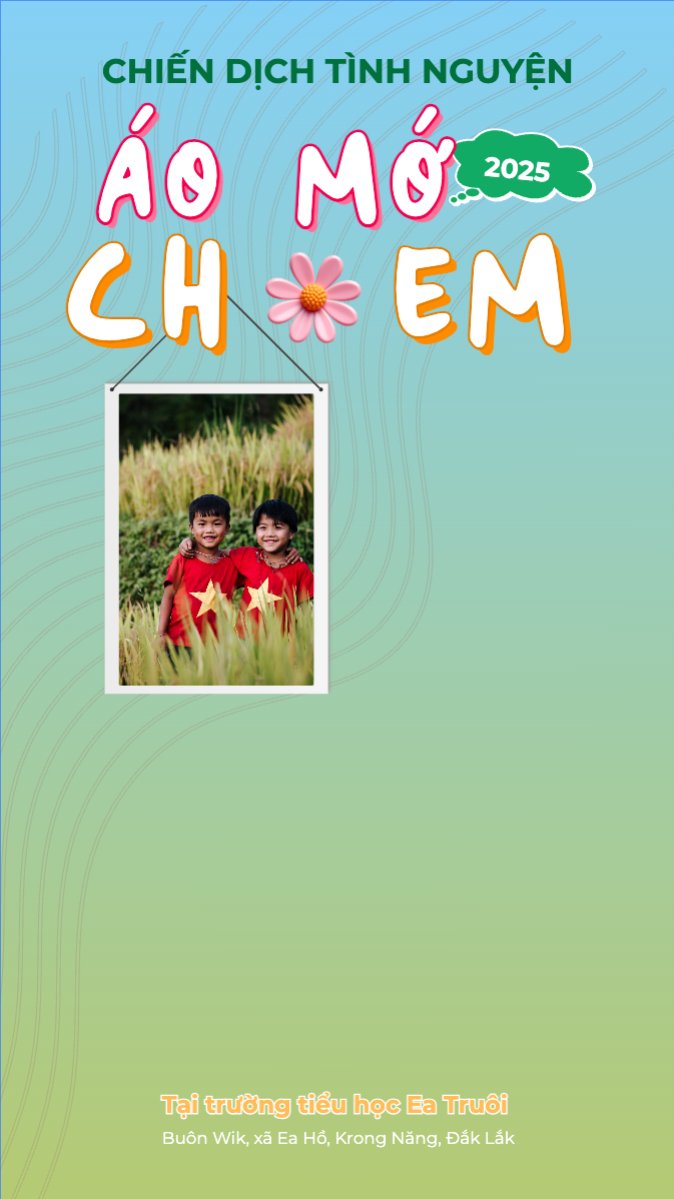 Mẫu Bài post MXH (9:16) Sự kiện, event, chương trình, sale, giải trí, entertainment, sinh viên, tình nguyện,volunteer — LayerPic