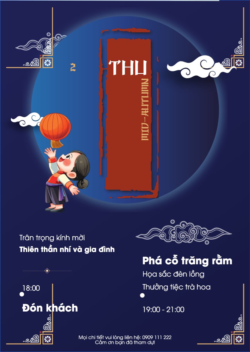 Trung thu, Tết Đoàn Viên, mid-autumn festival, sự kiện, event, dễ thương, cute, chibi, hoạt hình, cartoon