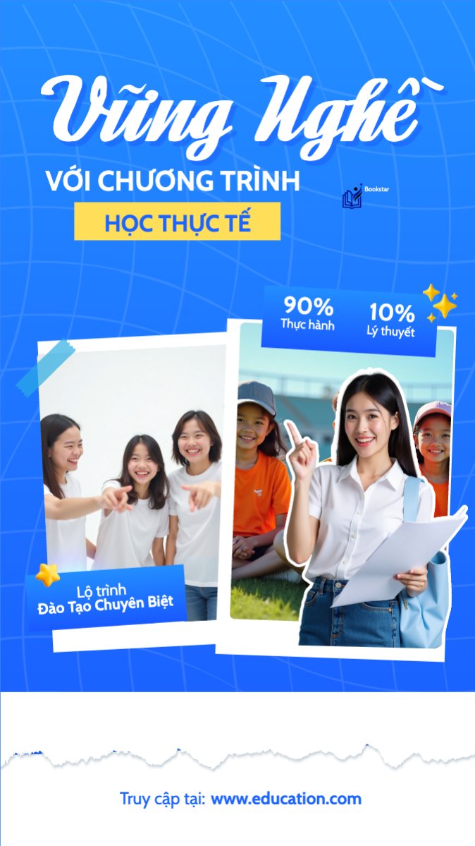 Mẫu Bài post MXH (9:16) Xét tuyển, tuyển sinh, tựu trường, nhập học, giáo dục, education, school, trường học, ngoại ngữ — LayerPic