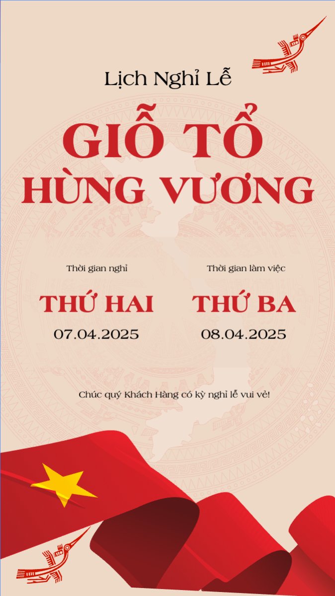 Mẫu Bài post MXH (9:16) 10/3, Giỗ Tổ Hùng Vương, Việt Nam, truyền thống, Vietnamese, sự kiện, event — LayerPic