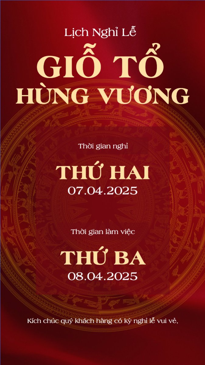 Mẫu Bài post MXH (9:16) 10/3, Giỗ Tổ Hùng Vương, Việt Nam, truyền thống, Vietnamese, sự kiện, event — LayerPic