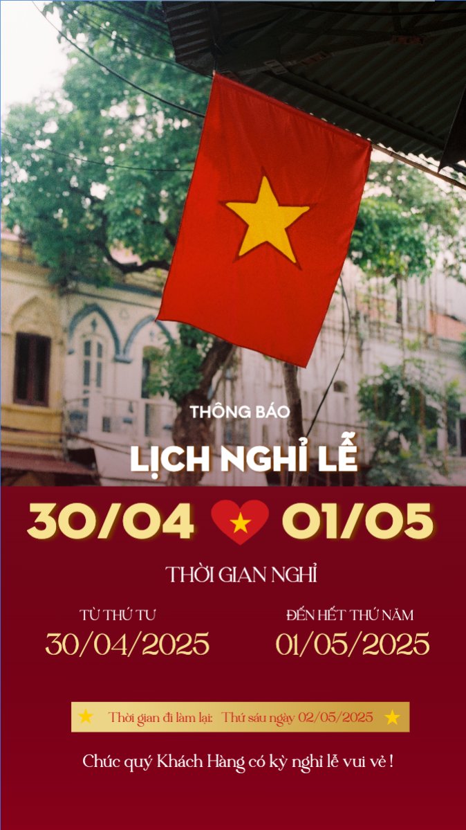 Mẫu Bài post MXH (9:16) 30/4-1/5, lễ, Việt Nam, truyền thống, Vietnamese, sự kiện, event — LayerPic
